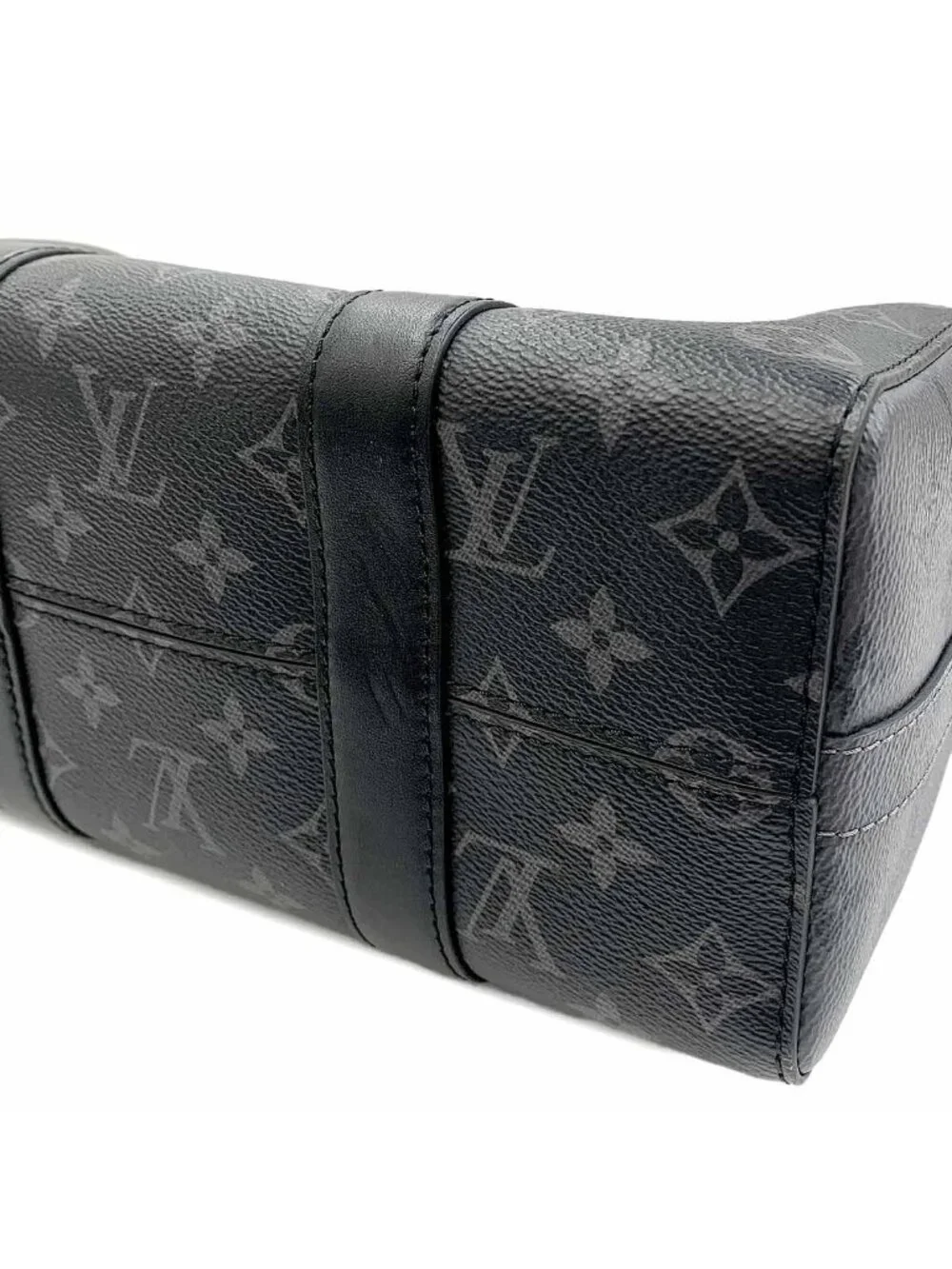 Louis Vuitton Monogram Eclipse Reverse City Keepall Shoulder Bag - Picture 8 of 9